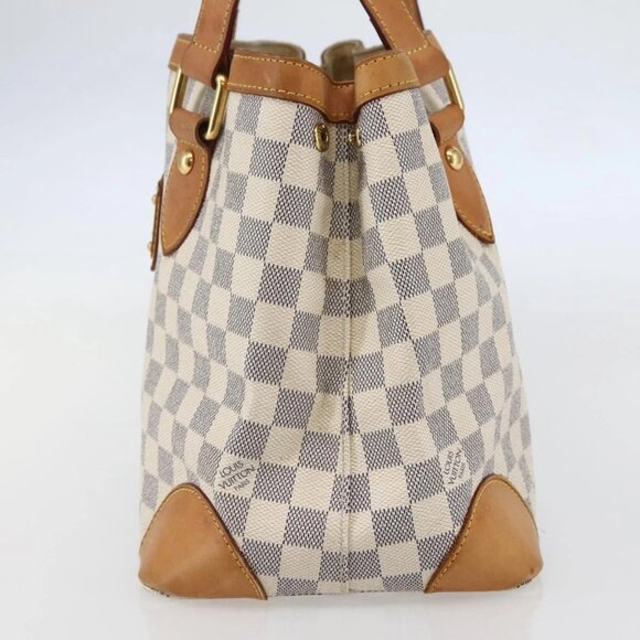 LOUIS VUITTON Damier Azur Hampstead PM Tote Bag N51207 LV Auth BA6345 - Picture 6 of 16
